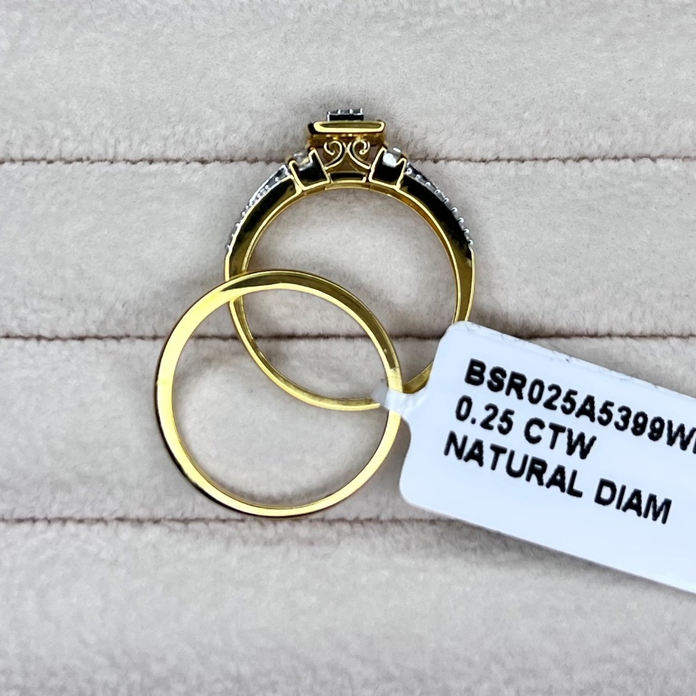 R052 | Natural Diamond Stacker Ring Set - Picture 2 of 7